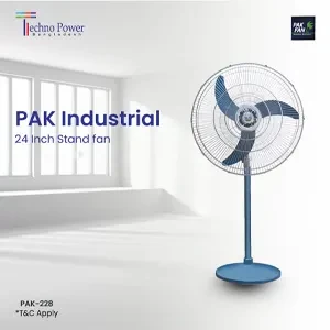 PAK Brand Industrial Stand Fan 24 Inch PAK-228