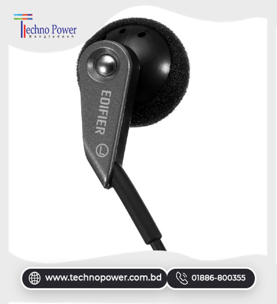 Edifier H185P In-Ear Earphone - Black