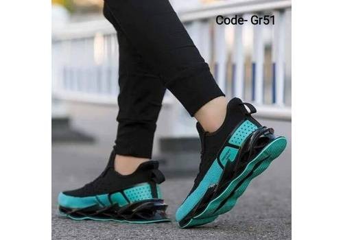 Black & Blue Sneaker For Men