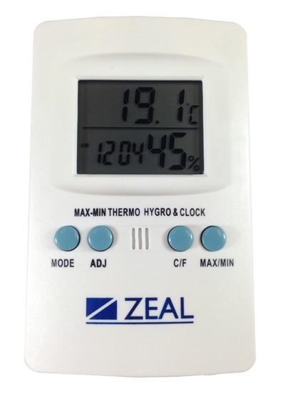 ZEAL TEMPERATURE AND HUMIDITY DIGITAL (THERMO-HYGROMETER) PH1000