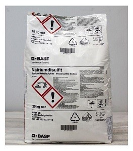 Sodium Metabisulfite (Na2S2O5) BASF Germany 25KG