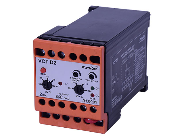 Minilec Voltage Monitoring Relays VCT D2