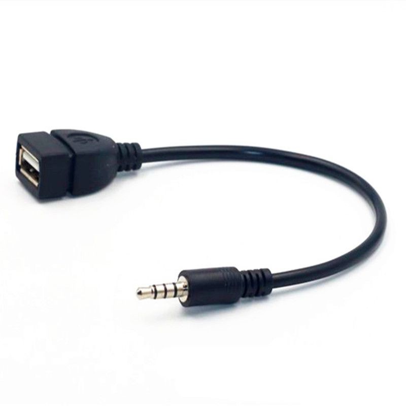 High Quality USB Female to 3.5mm Jack TRRS Male Audio Converter Adapter