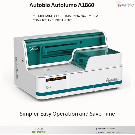 Autobio Autolumo A1860 Chemiluminescence Immunoassay System| Compact and Intelligent