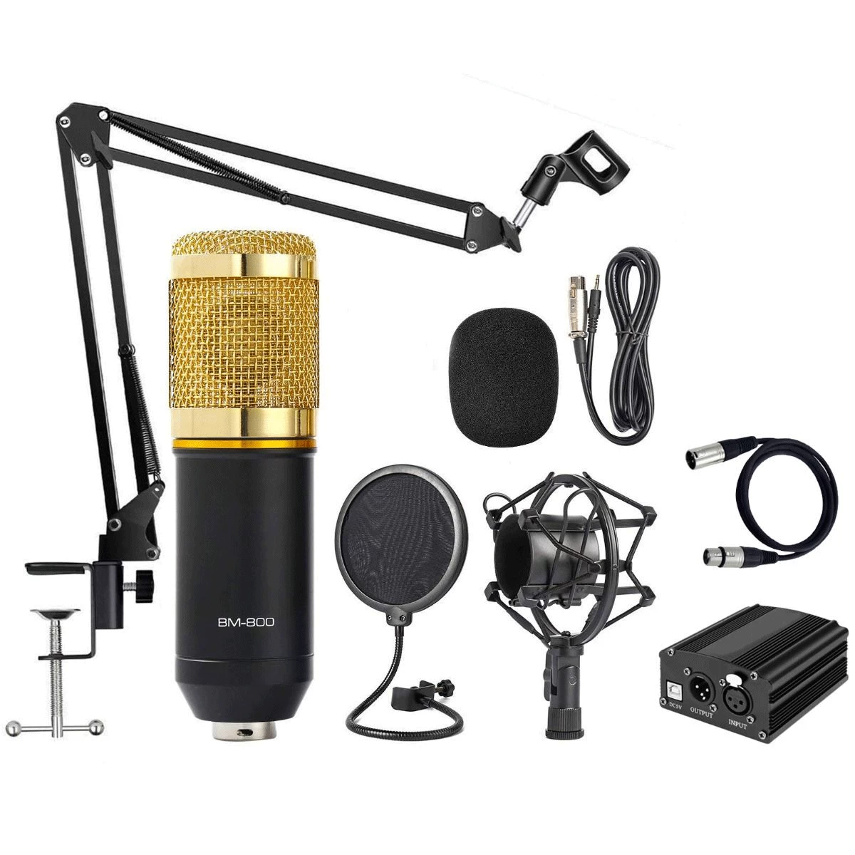 BM800 Condenser Microphone Combo Offer Studio Setup