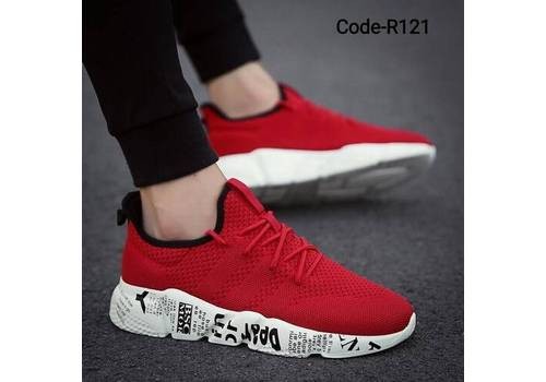 Red & White Sneaker For Men