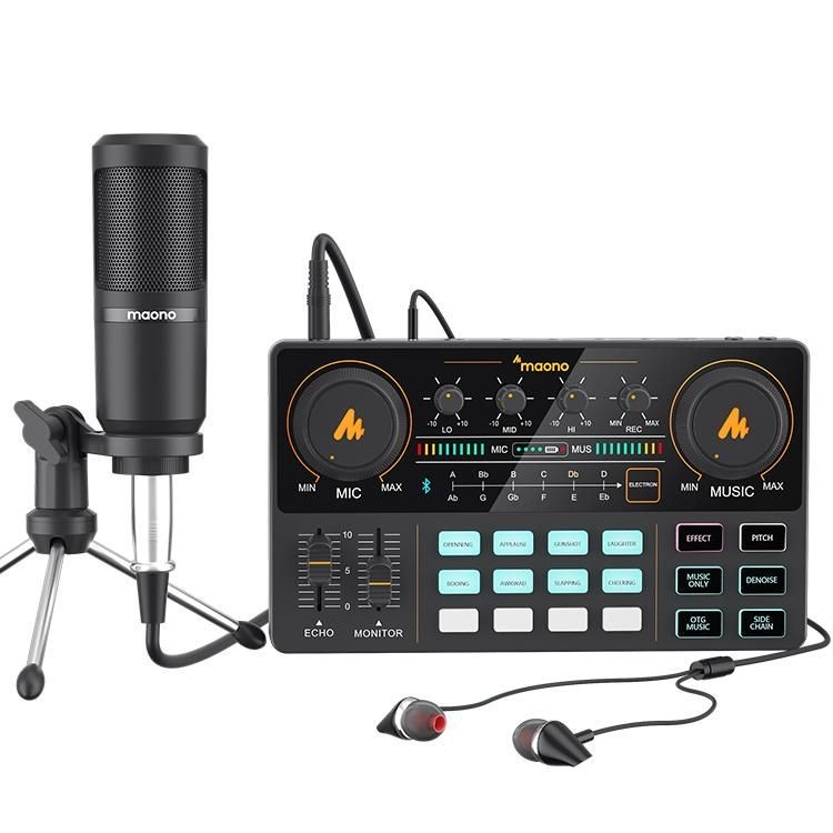 MAONOCASTER Lite Live Streaming Bundle: All-In-One Podcast Production ...