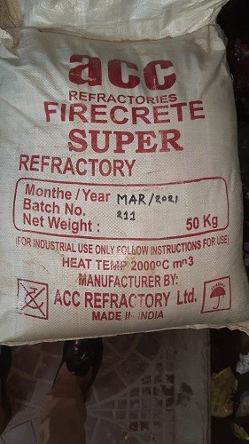 High Castable Fire Cement ACC FIRE CRETE SUPER