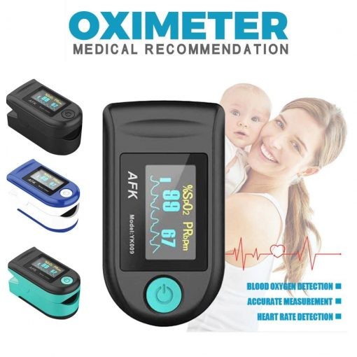 AFK YK009 Portable Fingertip Pulse Oximeter with Oxygen Saturation Monitor
