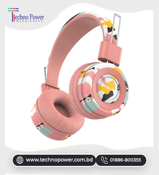 Havit H2238D Foldable Colourful Music Headphone