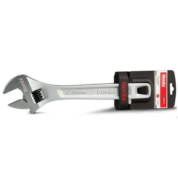 8 inch Ronix Brand RH-2402 SS Color Adjustable Wrench without Grip