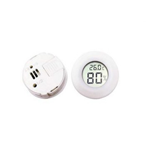 High 1pcs Mini LCD Digital Thermometer (White)