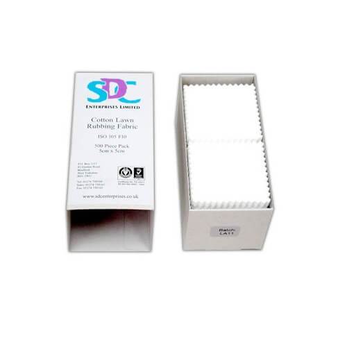 ISO Crocking Cloth SDC (5x5cm) Rubbing Cloth 500 Pcs Per Box
