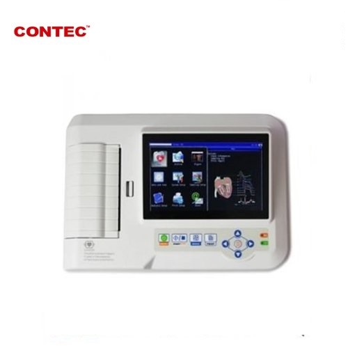 CONTEC Touch 6-Channel Elecreocardiograph 12-Lead ECG/EKG Machine + PC Software, ECG 600G