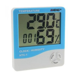 HTC-1 Digital Thermometer Hygrometer Weather – White and Blue