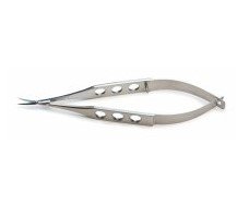 IndoWebal Vannas Scissor (Curve / Angled)-998 (Titanium)