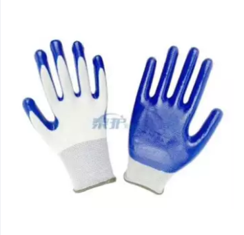 Cutting Hand Gloves For Industrial Work (BLUE 1 Pair )
