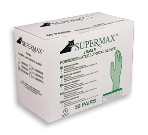 Latex Surgical Gloves 6″ (SUPER MAX)